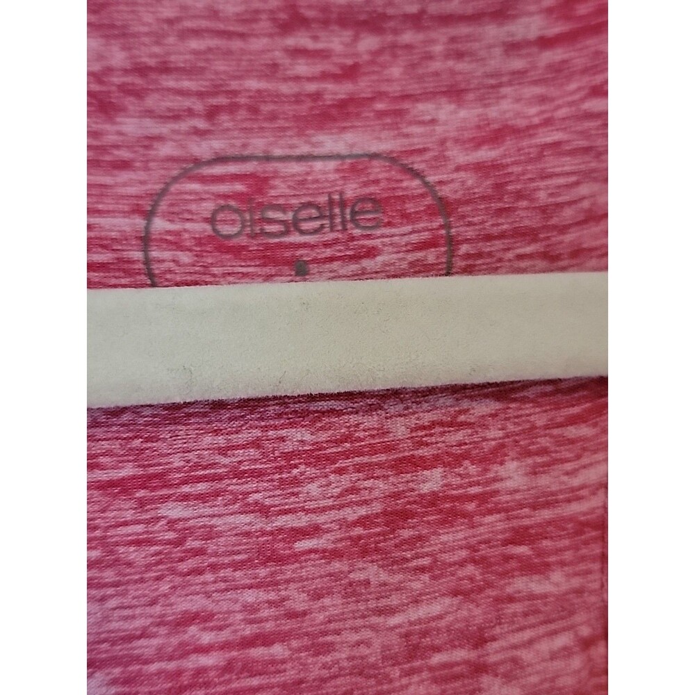Oiselle Activewear Tank Womens Sz8 Coral Heathered Sleeveless Stretch Racer Back - Picture 3 of 7